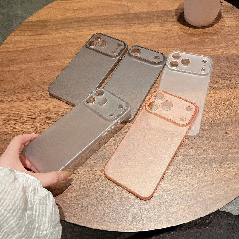Ultra Thin Hard PP Case for Iphone 17 Pro Max 17 Air Anti Scratch Matte Frosted PC Back Cover for Iphone17pro Anti-fingerprint