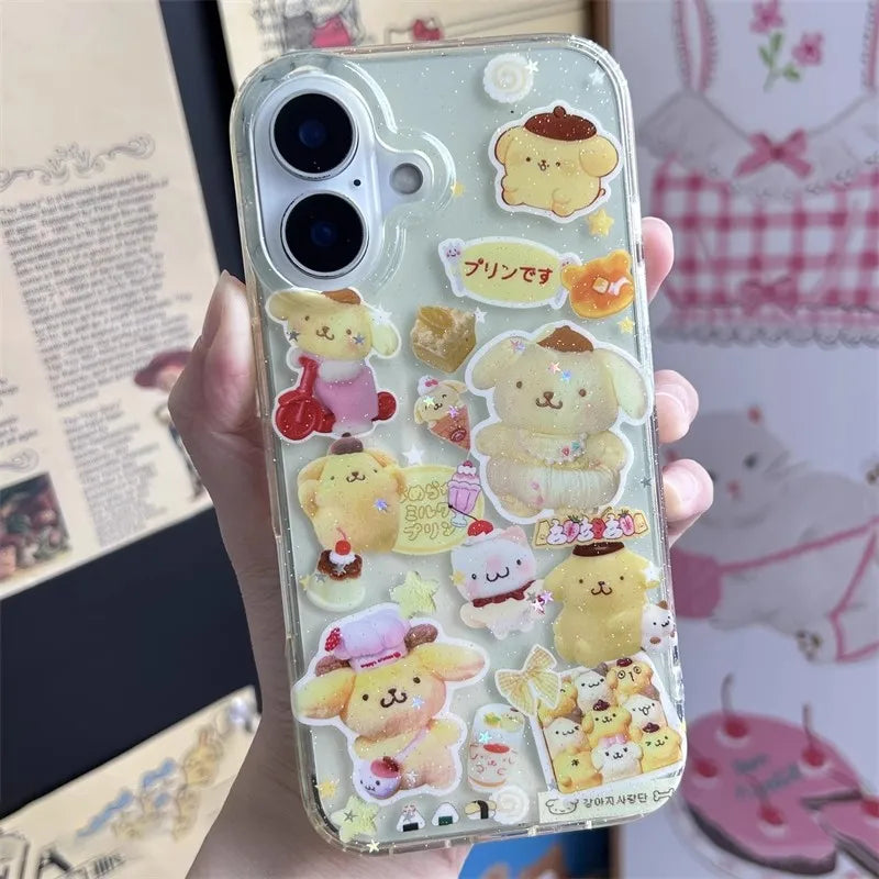 Shining Hellos Kitty Kuromis Melodys Phone Case For iPhone 17 16 16e 15 14 13 12 11 Mini Pro Max X XR XSMax Air Plus Back Cover