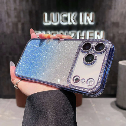 Fashion Diamond Glitter Phone Case For iPhone 17 Pro 17 Air 17 16 15 14 13 12 11 Pro Max Plus Shockproof Women Phone Protection