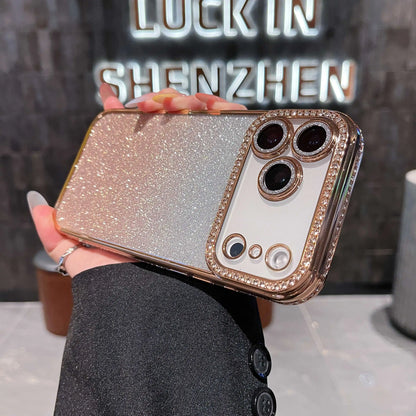 Fashion Diamond Glitter Phone Case For iPhone 17 Pro 17 Air 17 16 15 14 13 12 11 Pro Max Plus Shockproof Women Phone Protection